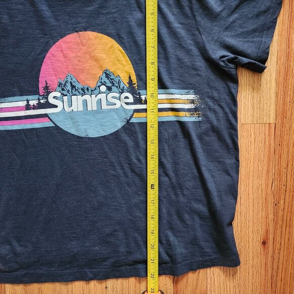 Sundry by Anthropologie Sunrise Boy Tee in Midnight Women's Size 2 (Medium) - Picture 4 of 5